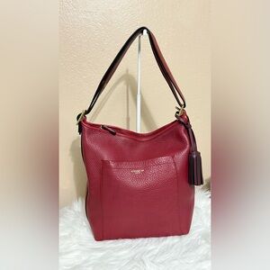Coach  Leather Hobo Bag you can use it both ways crossbody bag to